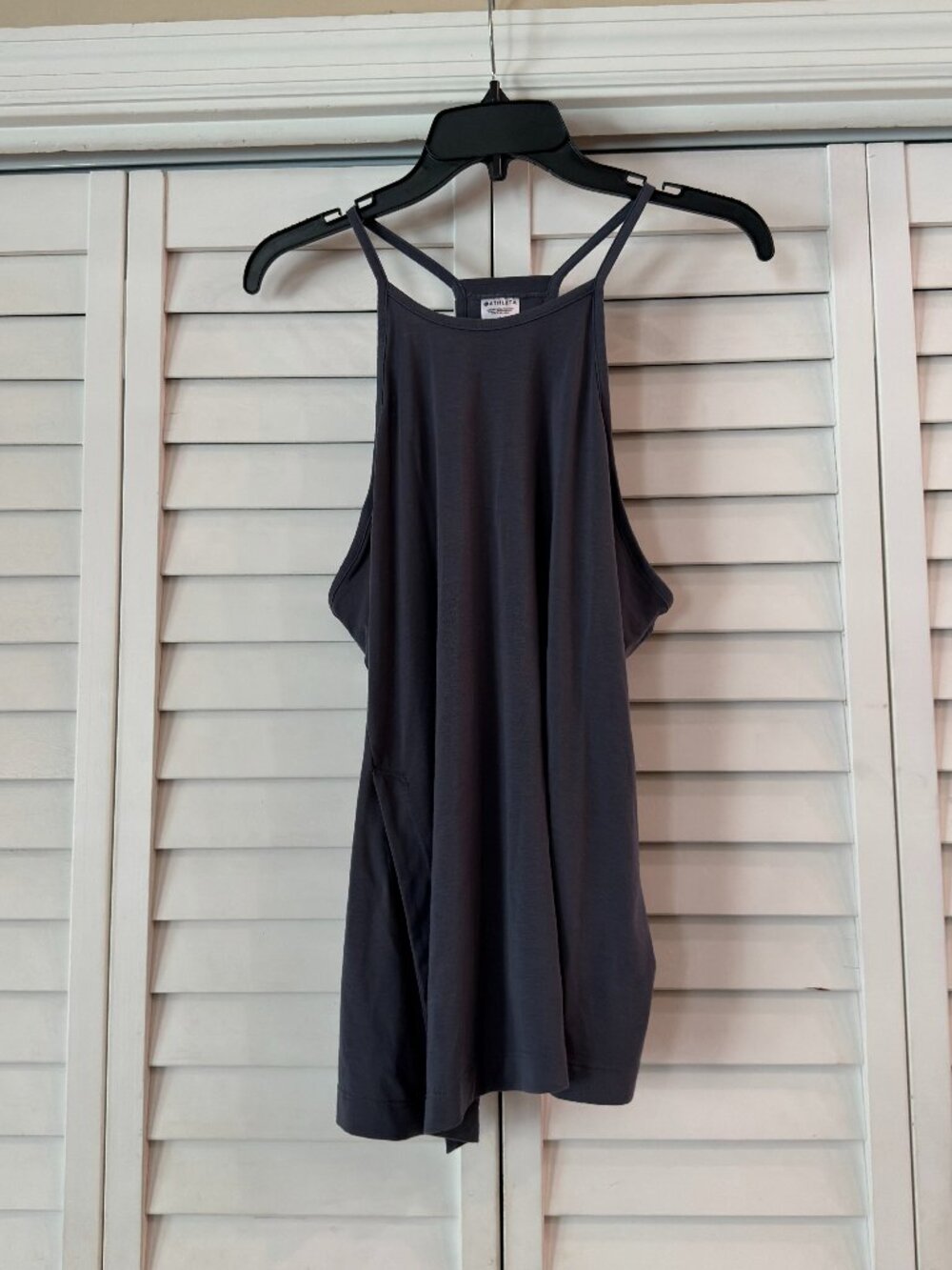Athleta‎ Women’s Gray Athletic Athleisure Loungewear Spaghetti Strap Tank Top